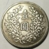 39mm Copper Core Silver Plating Imitation of the Republic of China Seven -point Silver dollar Households Antique Ginning Yuan Yuan front -faced clothing