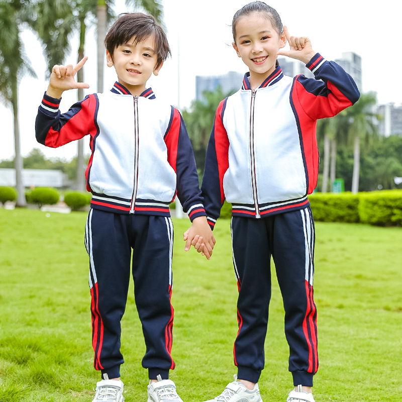 Kindergarten ropa de jardín ropa de clase ropa de primavera y otoño 2024 nuevo estudiante de secundaria traje de uniforme escolar ropa de rendimiento traje de dos piezas