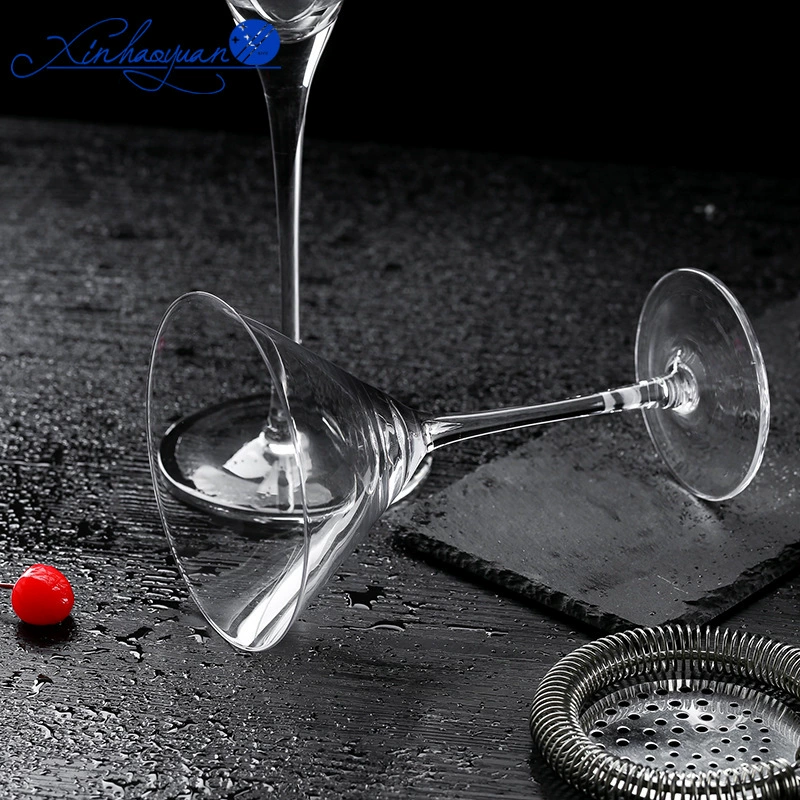 Cocktail artificial wineglass, glass