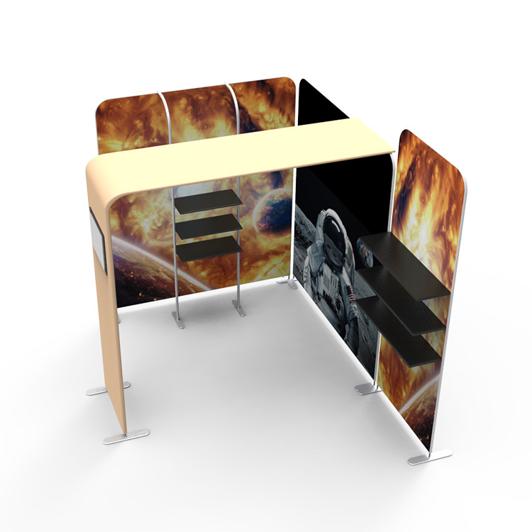 快展布置 快幕秀摊位 方便携带 可定制摊位组合