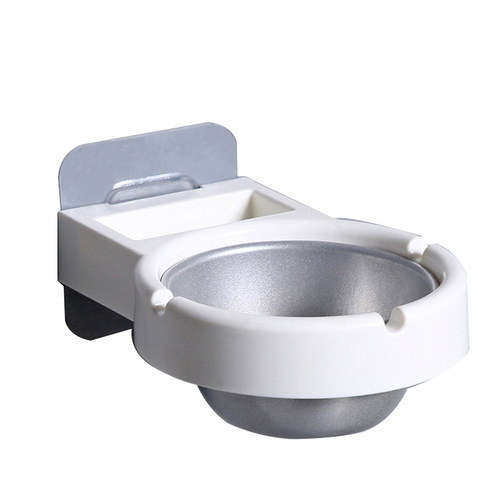 Separable stainless steel wall-mounted ashtray cigarette holder creative bathroom wall-mounted stainless steel ashtray