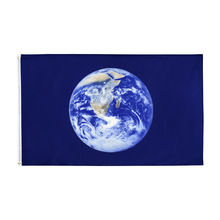 亚马逊速卖通跨境供应 工厂现货 地球日 90*150cm Earth Day 旗帜