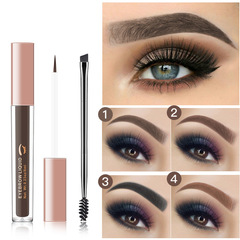 Foreign trade Amazon four-color eyebrow liquid eyebrow cream Eyebrow three-dimensional liquid eyebrow shaping eyebrow cream water-based eyebrow pencil