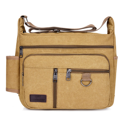 新款帆布单肩包大容量工具包加工定制款布包2021款简约复古布包|ms