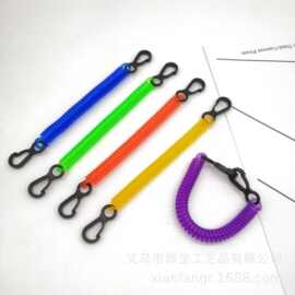 现货直销塑料彩色弹簧绳 黑色8字扣弹簧绳 钩扣弹簧绳