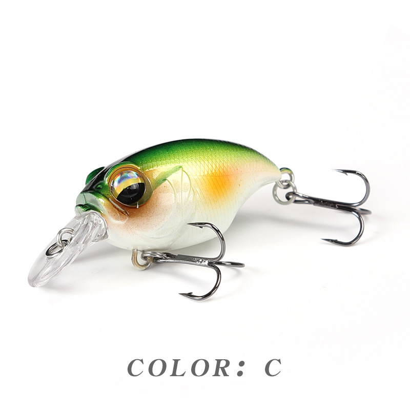 Small Shallow Diving Crankbaits Hard Plastic Minnow Baits Fresh Water Bass Swimbait Tackle Gear