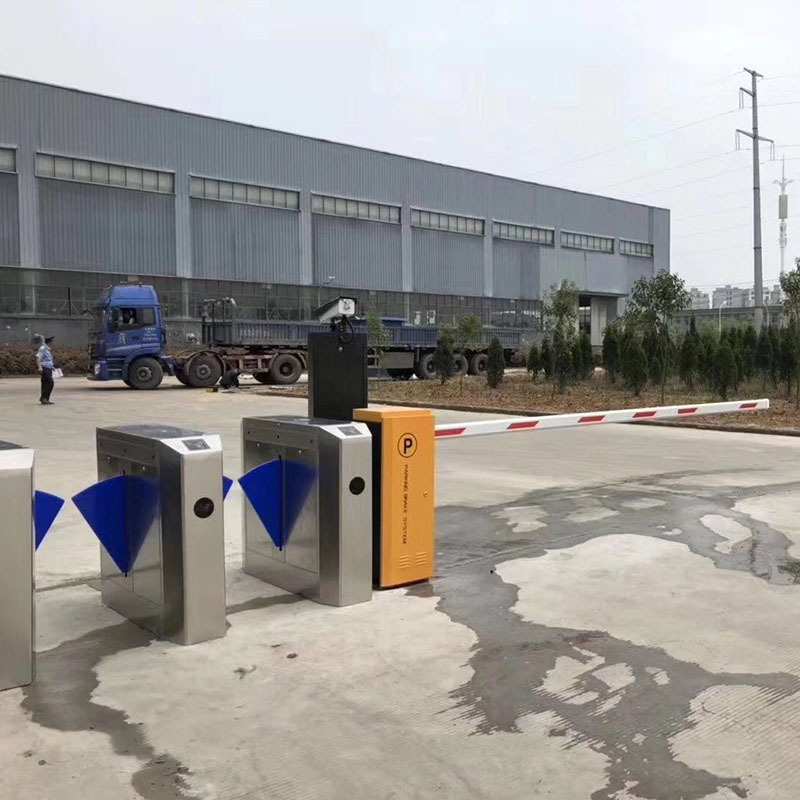 停车场智能道闸杆大八角电动单杆道闸小区门禁遥控直臂升降道闸杆-阿里巴巴
