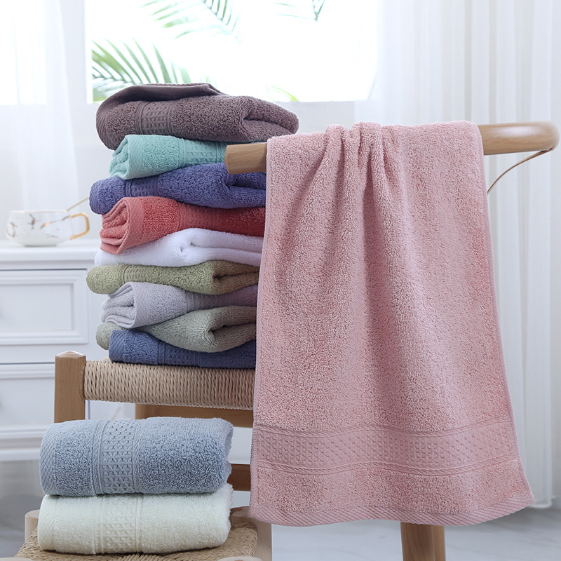 New multi-color race yarn towel wide satin non-fading men's and women's household towel homestay company group purchase towel New multi-color race yarn towel wide satin non-fading men's and women's household towel homestay company group purchase towel