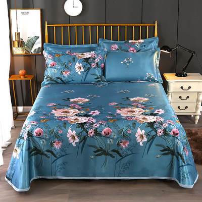 2020夏季新款冰丝凉席 三件套可折叠提花礼品冰丝席 空调席批发|ms