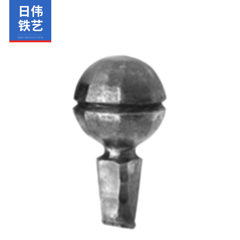 供应优良铁艺配件 复式楼梯护栏院墙围栏立杆配件 铁艺柱头