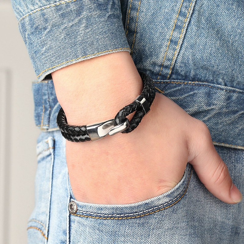 Woven bracelet stainless steel, Amazon, wish