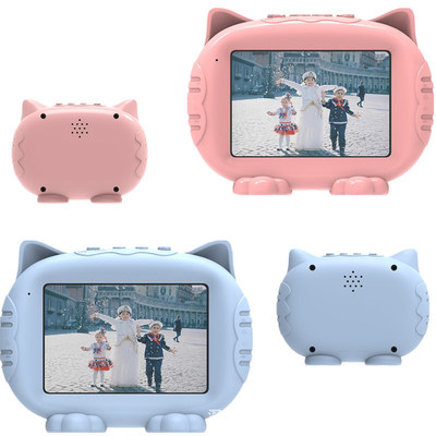 跨境新款M1儿童相框 3.5寸高清屏幕 MP3闹钟智能数码相框工厂直销|ru