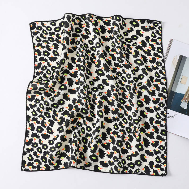 Casual, Korean Style Style Women's Casual Korean Style Printing Polyester Silk Scarf