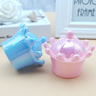 Foreign trade electricity supplier cross-border supply Yiwu factory direct personalized creative candy box transparent crown plastic candy box