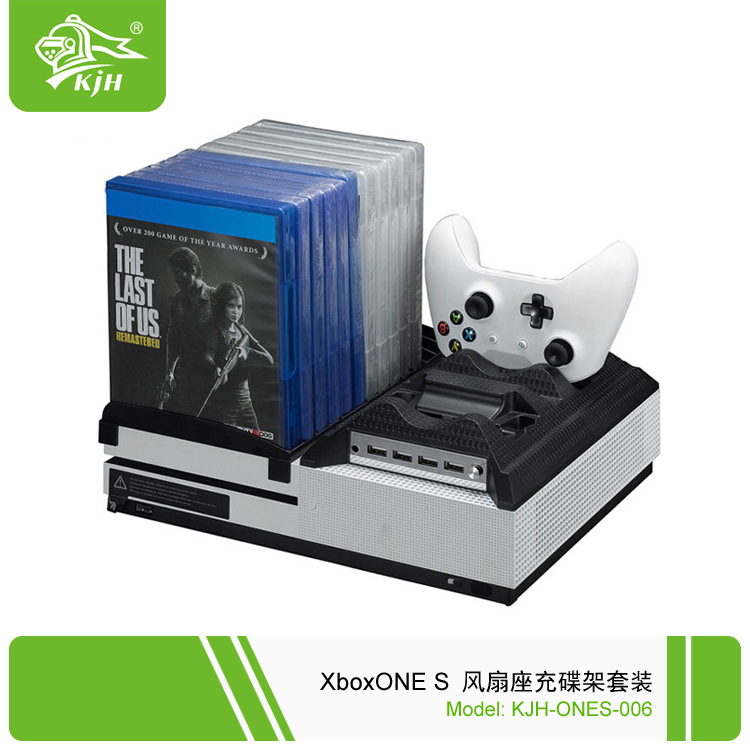 ONES-006 XboxONE S 风扇座充碟架套装 02