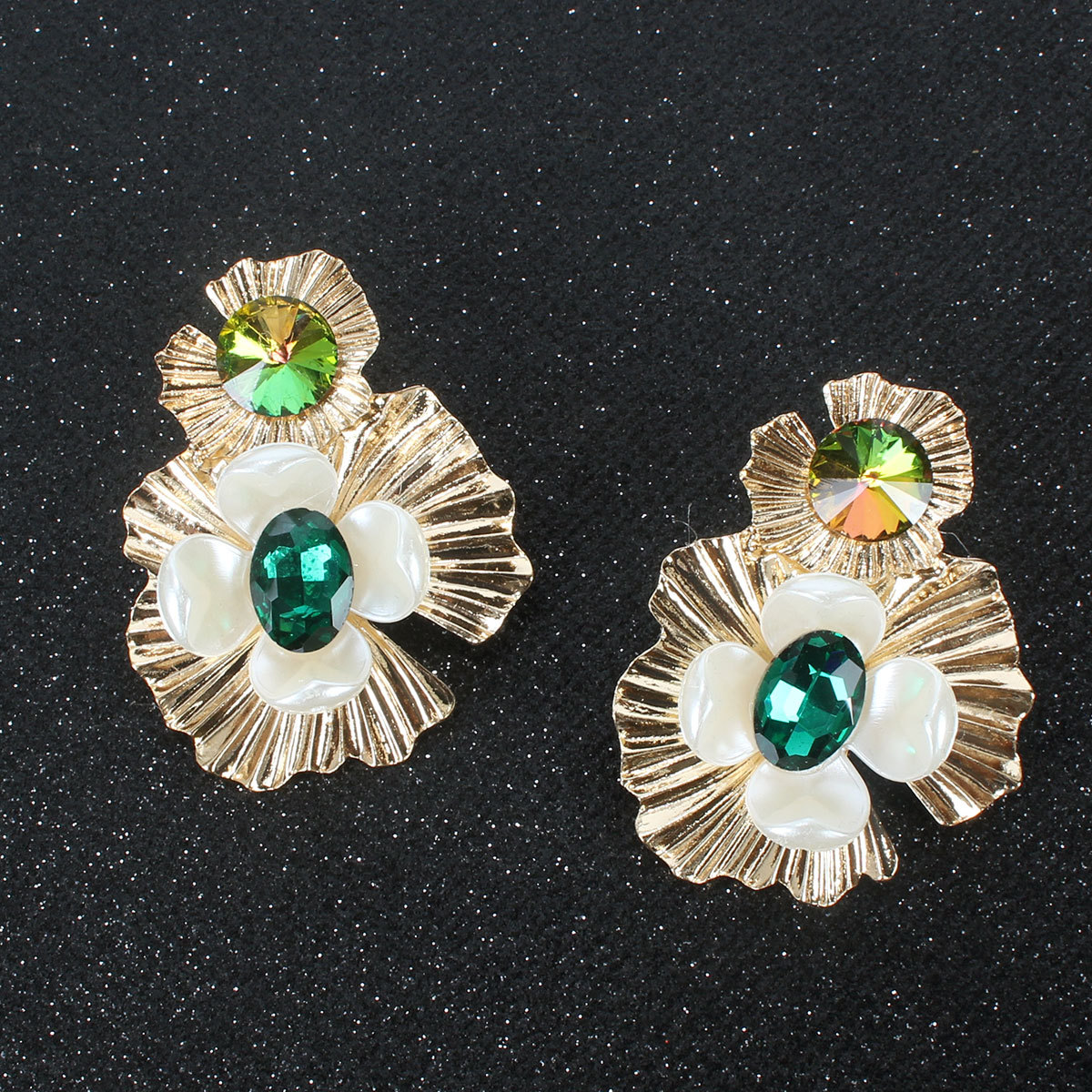 New Flower Earrings Female Fashion Simple Colorful Earrings display picture 3