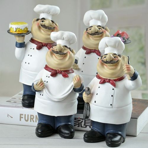 American Countryside Factory Direct Sales Creative Home Furnishings Cake Shop Chef Decorative Ornaments A31