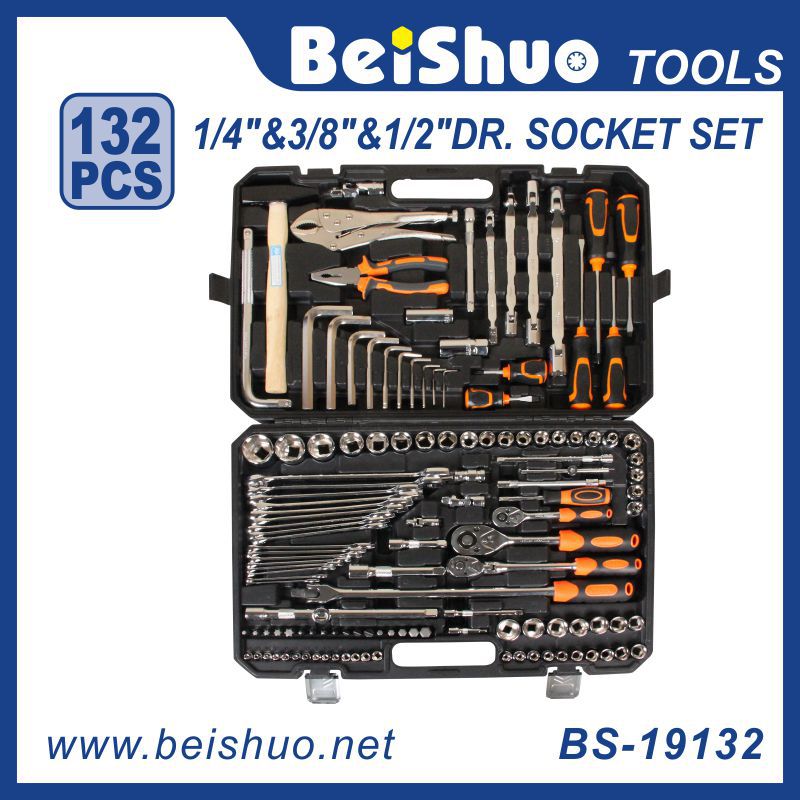 厂家 132件工具组套 hand tool set