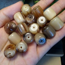 厂家批发牛角桶珠文玩手串隔珠DIY手工配饰手链星月金刚菩提配件