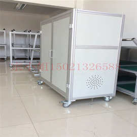 上海安腾AT-8-4040铝型材机箱定制 设备展示柜 钣金加工件