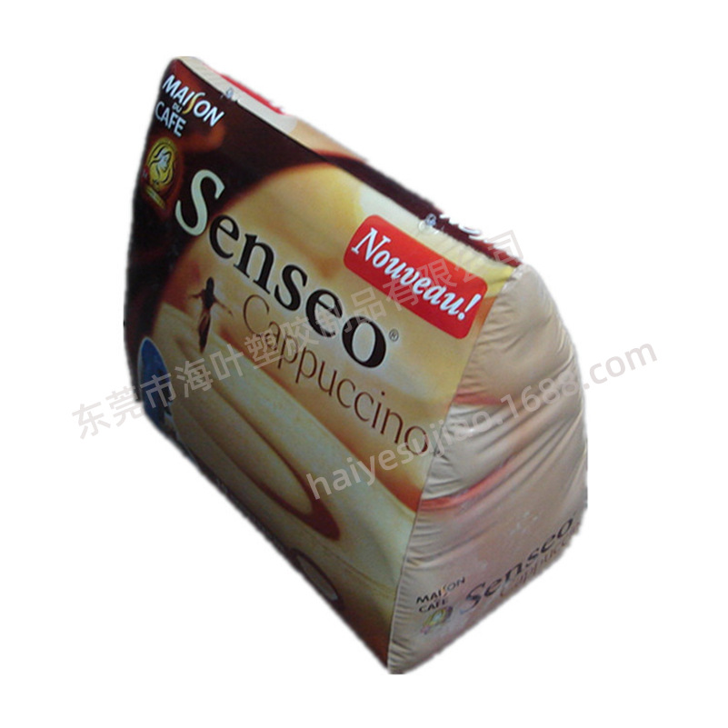 PVC充气香肠广告包装模型  外袋形状气模 可尺寸