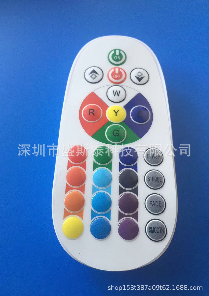 厂家定做薄膜按键 彩色多键遥控器面贴 鼓包遥控器薄膜面板