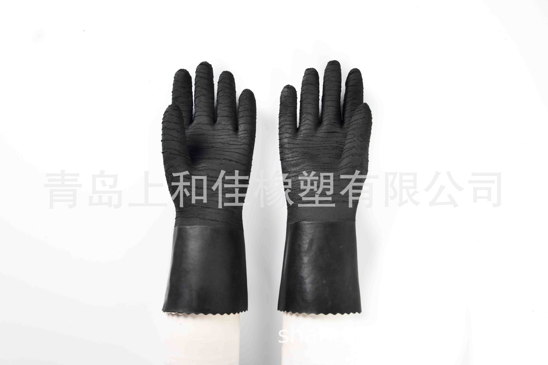 工业手套乳胶劳动防护手套耐磨加厚防滑手套短款长款生产批发零售