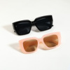 Square glasses, fashionable sunglasses for adults