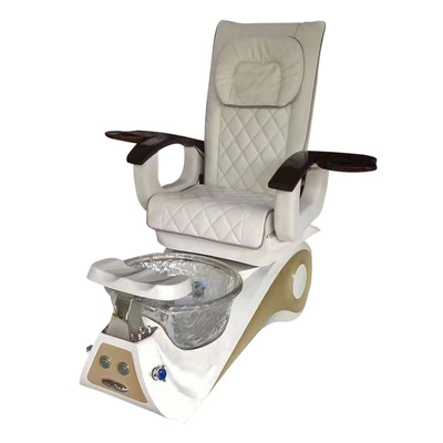 玻璃盆足浴椅美甲沙发冲浪水泵修甲按摩椅电动可躺椅子多功能洗脚