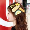 Set, brand hairgrip, hairpins, bangs, crab pin, hair accessory, internet celebrity, Korean style, simple and elegant design