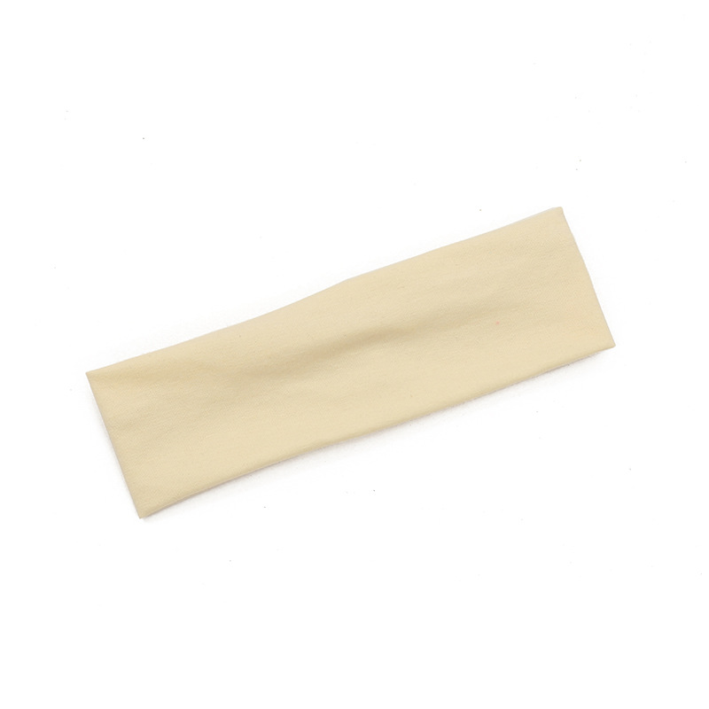 Simple Style Solid Color Cotton Hair Band display picture 1