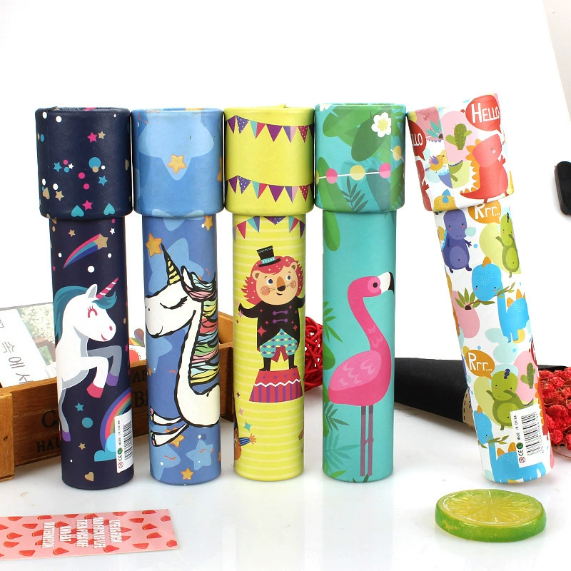 Big cartoon kaleidoscope, rotating magic variable smart toy