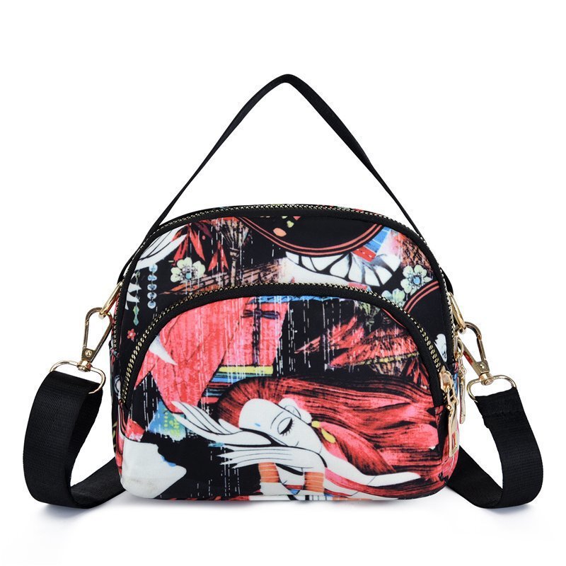 2021 New Nylon Cloth Shoulder Bag Women's Middle-aged and Elderly Mother Crossbody Bag Large Capacity Leisure Travel Small Bag 2021 New Nylon Cloth Shoulder Bag Women's Middle-aged and Elderly Mother Crossbody Bag Large Capacity Leisure Travel Small Bag
