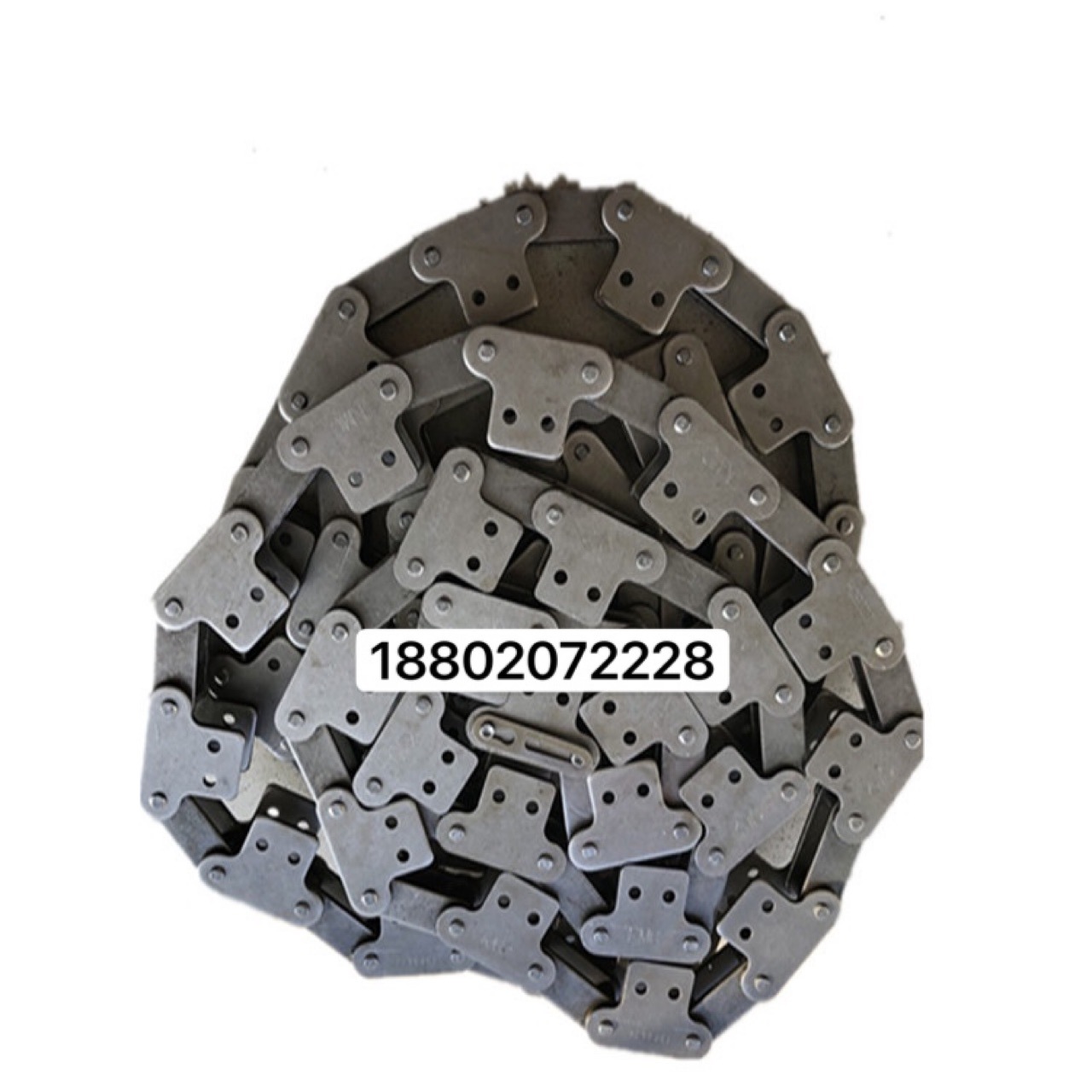 工业输送传动不锈钢链条各种规格短节距双节距弯板直板链来图定做