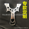 Slingshot stainless steel with flat rubber bands, screw, card, eagle, mirror effect, wholesale