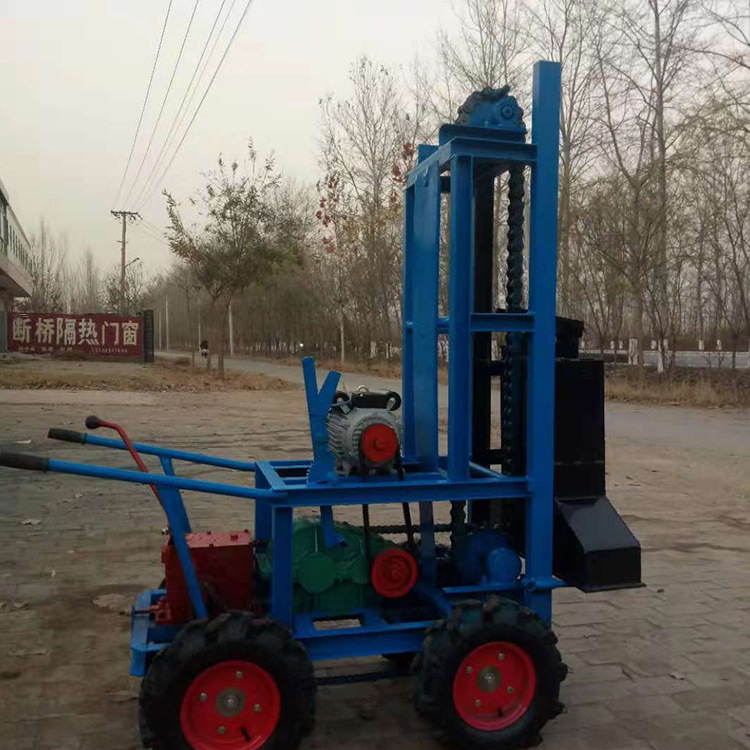 内燃夯土机 自行走链式夯土机 柴油自走式砸夯机