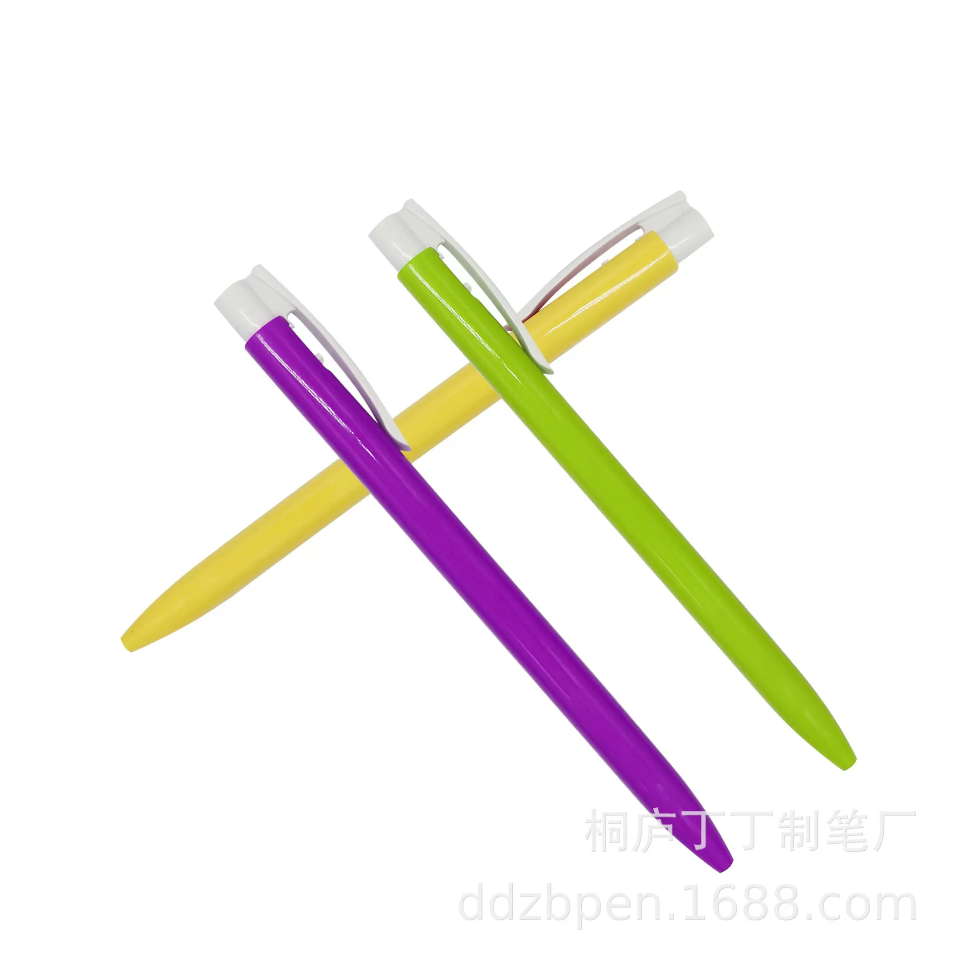 简易旁跳圆珠笔糖果色系清新设计雅致玲珑广告笔礼品笔促销签字笔