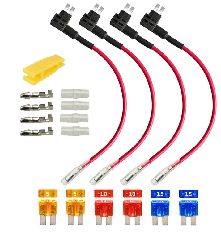 4pcs12v24v Plus схема миниатюрный экстрактор 2 разъема предохранителя 5a10a15a предохранитель экстрактор