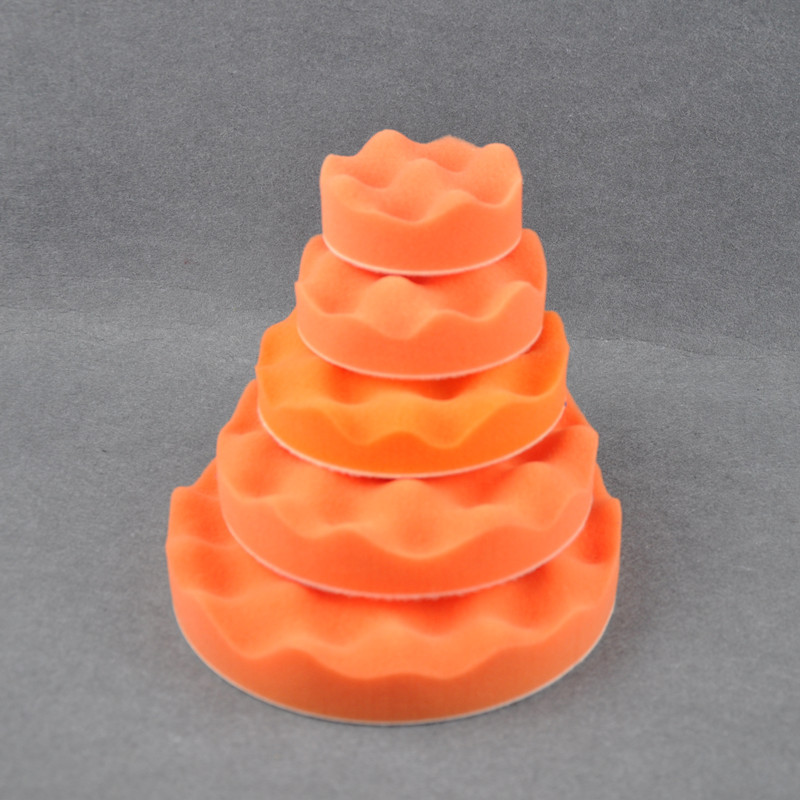 3-7 pulgadas coche belleza pulido encerado esponja placa autoadhesiva encerado pulido esponja placa esponja rueda de pulido