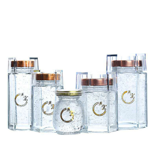 Wholesale manufacturer 100ML bird's nest bottle, honey jar, jam jar, sealed glass bottle, caviar bottle, and filling bottle