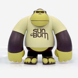 大搪胶猩猩卡通公仔摆件关节可活动动物大摆件品牌形象公仔定制