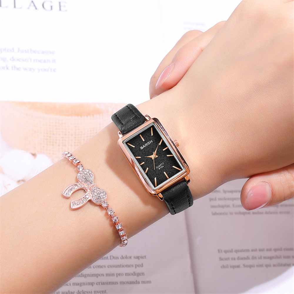 70g Weight Fashion Rectangle Buckle Quartz Women's Watches