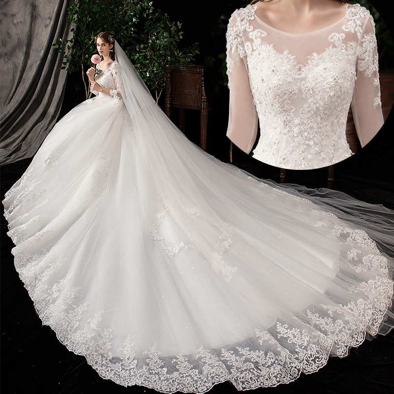 Vibrato the same wedding dress 2021 new...