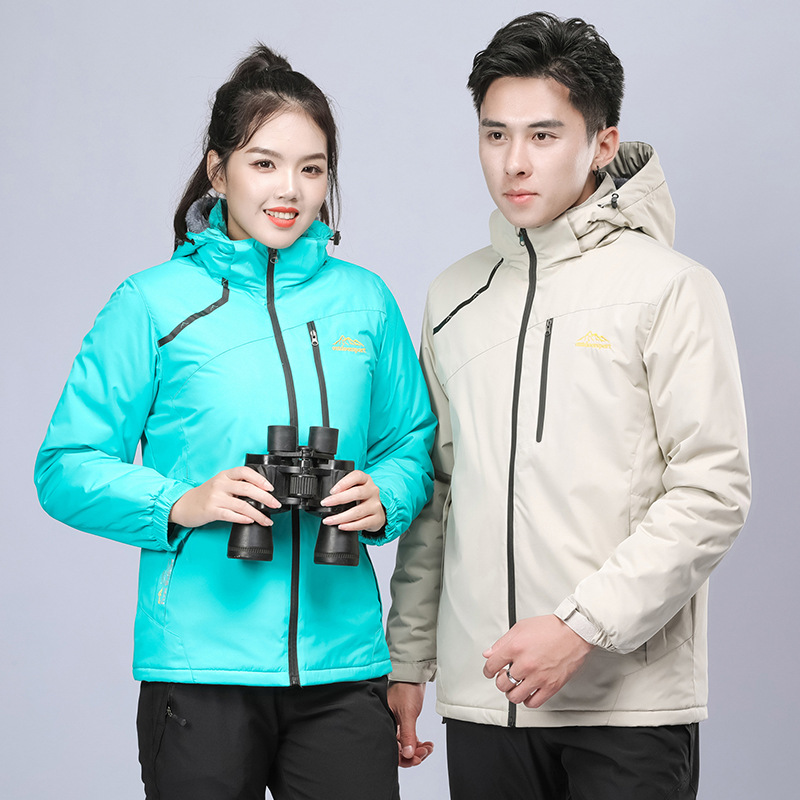Travel climbing fleece down jacket, increased thickness