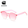 Cross -border frameless sunglasses Consecutively Frameless sunglasses candy color foreign trade male and female sunglasses 8910