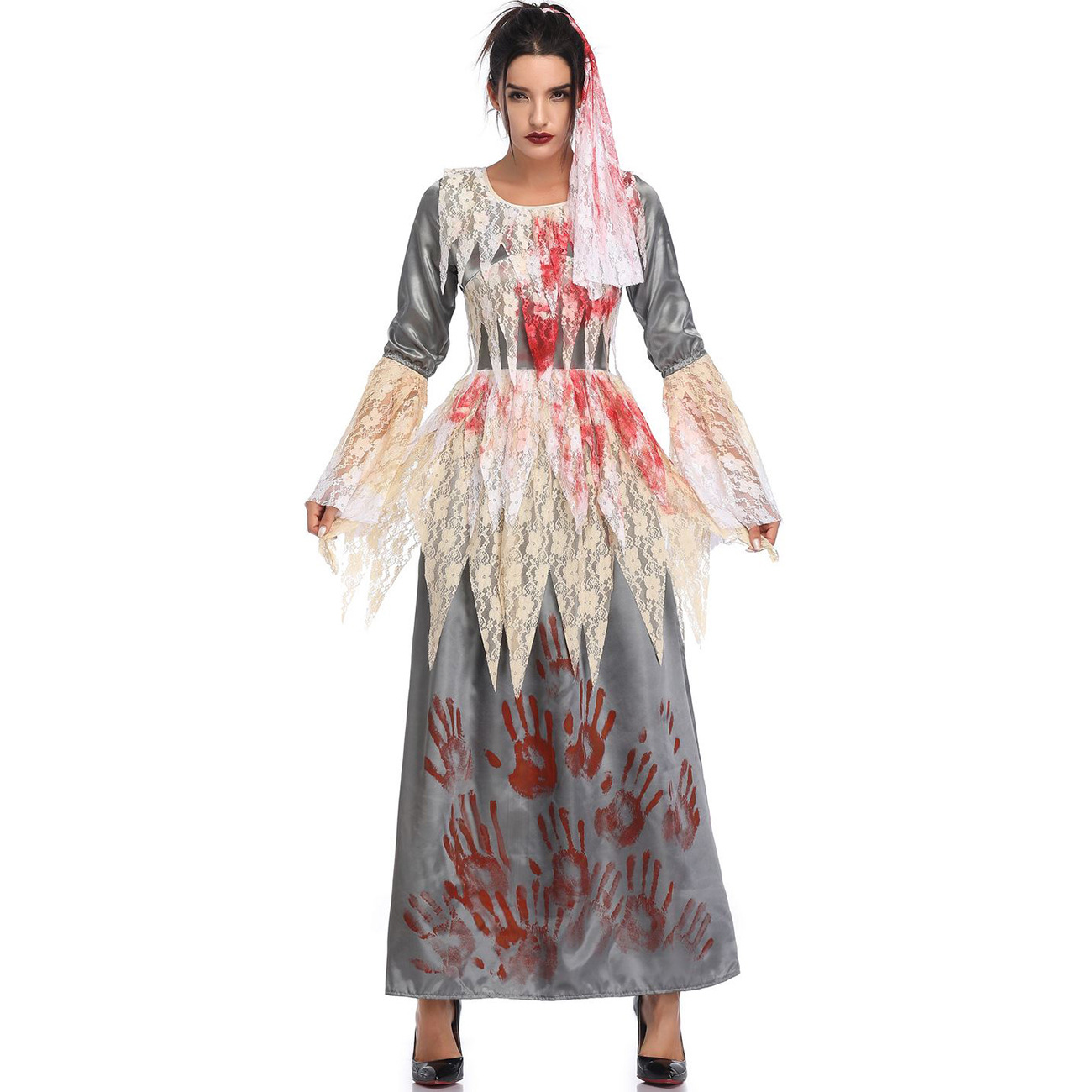 vampire ghost bride dress cosplay costume nihaostyles wholesale halloween costumes NSMRP79214