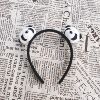 Scenic area gift panda hair hoop hair pinch hair rope is funny and sells cute wide -edge velvet