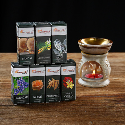 印度原装正品Aromatika天然草本香料 香薰精油 室内空气清晰熏香