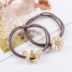 Korean-style Mori Girl Daisy Hair Tie, Bee Headband, Internet-Famous Fresh & Versatile Elastic for Women, Hair-tying Accessories