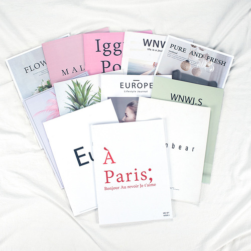 English magazine character album photography props background food beauty photography magazine background ins photo props